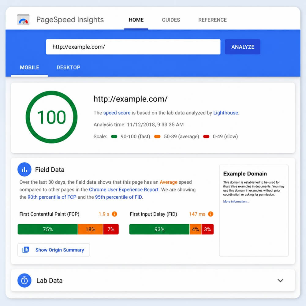 estrategia erp velocidad web