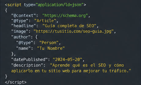 que es seo marcado estructurado